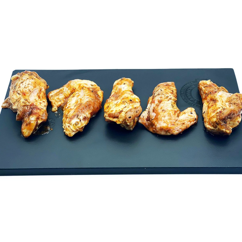 Alitas frescas adobadas. El auténtico sabor de un adobado natural.