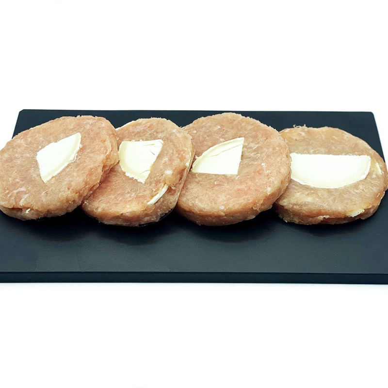 Burger Meat de Pollo con Rulo de Cabra