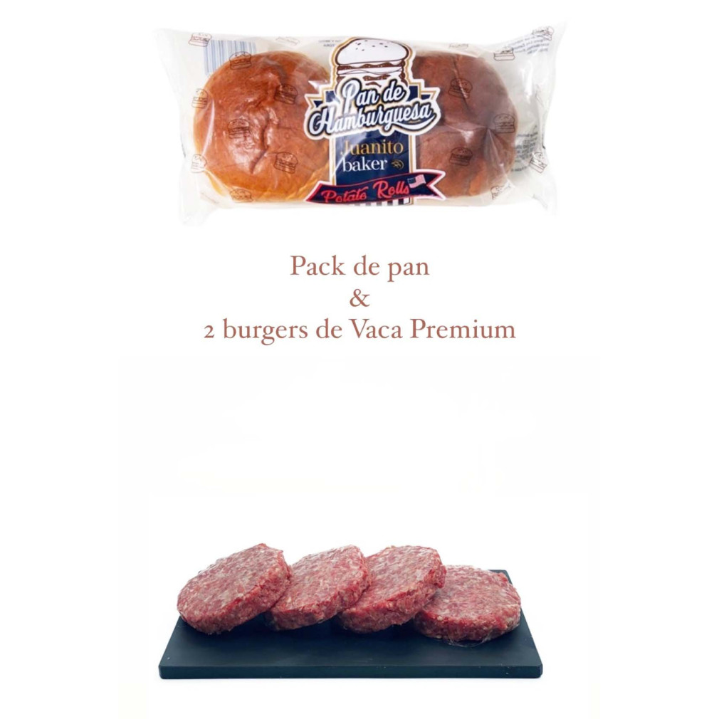 PACK BURGUER MADURADA Y PAN JUANITOBAKER