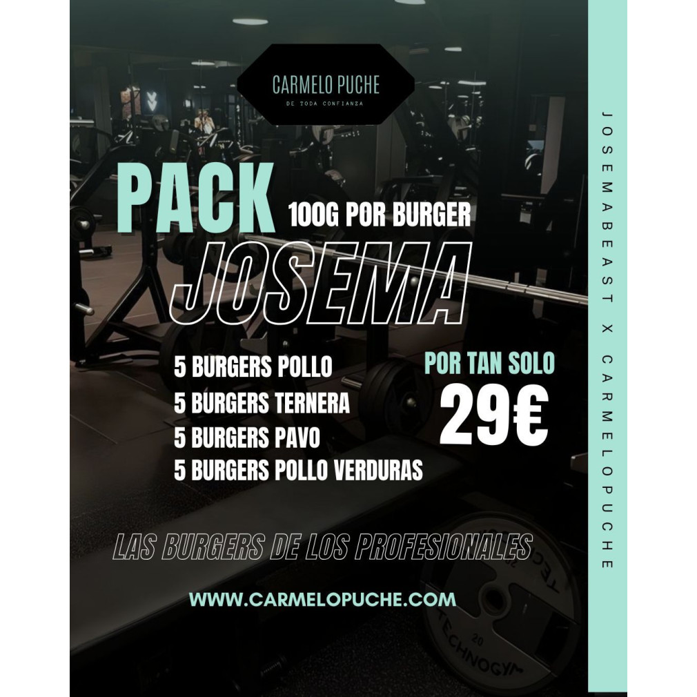 pack hamburguesas Josema beast