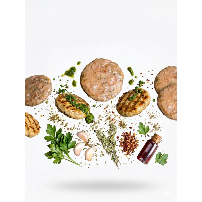 Burger chimichurri