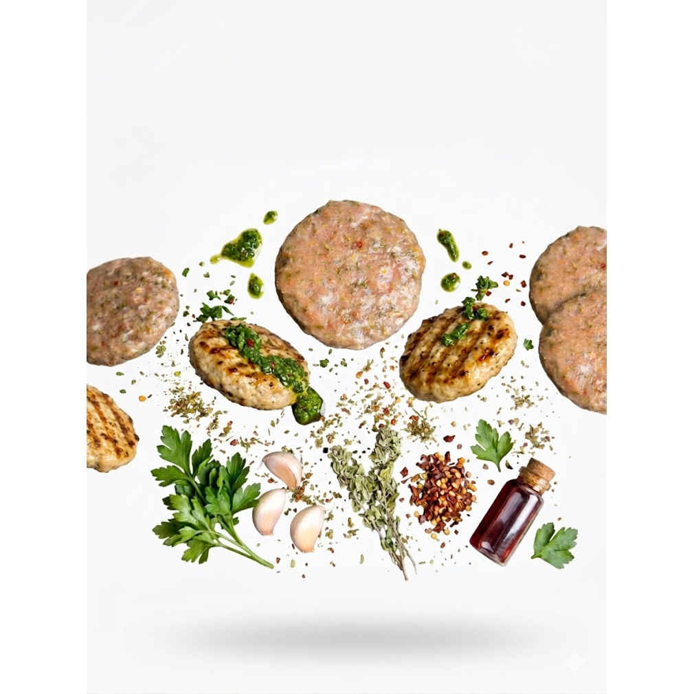 Burger chimichurri