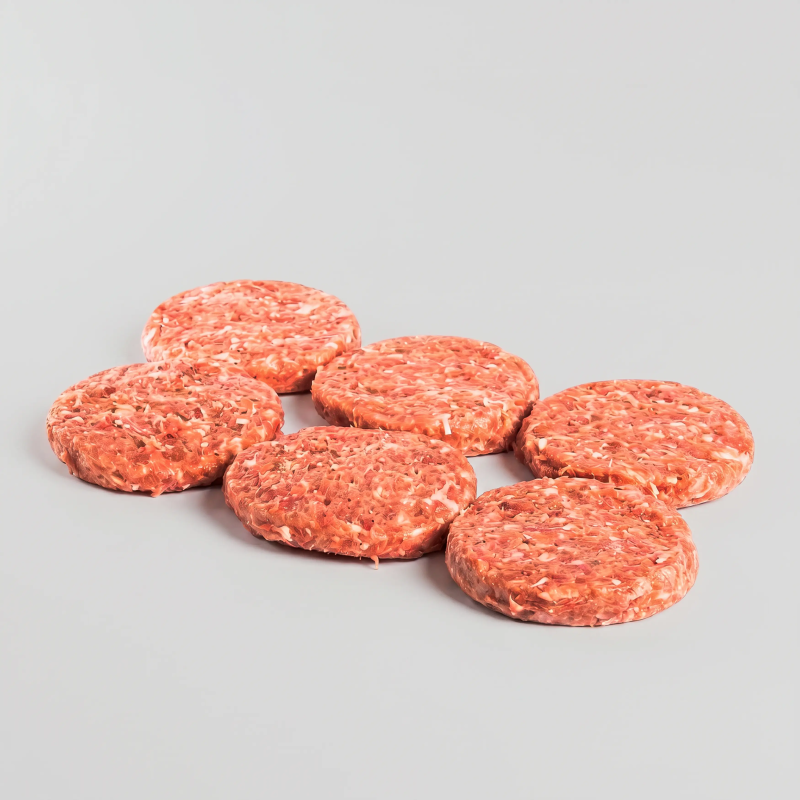 Burgers de pechuga con el auténtico sabor del chimichurri.